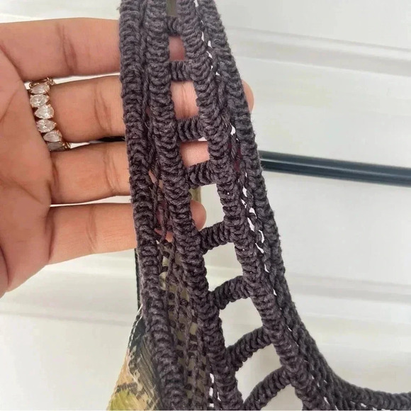 CLASSIC ANIMAL PRINT RUFFLE MULTI COLOR MAXI DRESS SIZE 36 100% COTTON SIZE 36 - Picture 5 of 15